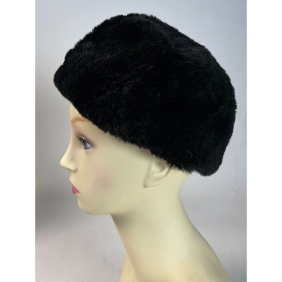 Vintage Miss Alice 1960s Exclusively For Neiman Marcus Black Fur Hat main image 16